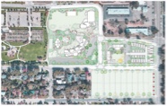 New campus site plan drawing